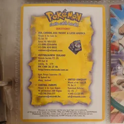 Pokemon Card Questions Theme Deck Insert Card Wizards 1999 RARE HARD TO FIND - Image 1