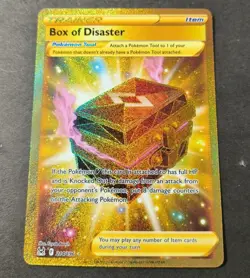 Pokemon Lost Origin Box Of Disaster Full Art Holo Trainer Card 214/196 NM - Image 1