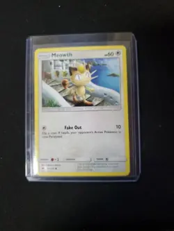 Meowth Pokemon TCG Card 101/147 2017 Basic - Image 1