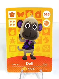 Deli #035 - Animal Crossing - Series 1 - Amiibo Card - Authentic - Unscanned - Image 1