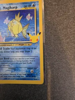 Pokemon TCG Shining Magikarp Holo Card Ultra Rare Celebrations Series 66/64 - Image 4