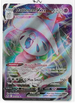 Hatterene VMAX - 066/159 - Pokemon Crown Zenith Sword Shield Ultra Rare Card NM - Image 1