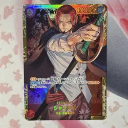 Shanks OP01-120 Secret SEC ROMANCE DAWN ONE PIECE Card Game Japanese TCG - Image 1