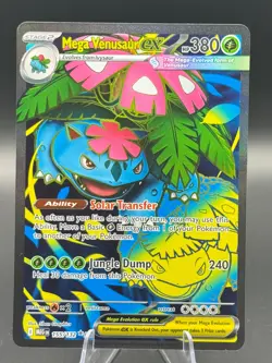 Pokemon TCG Mega Venusaur ex 155/132 2025 Mega Evolution Ultra Rare Card - NM - Image 1