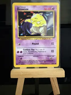 DROWZEE - 49/102 Base Set WotC 1999 LP - Regular Common - Pokemon TCG Card - Image 1