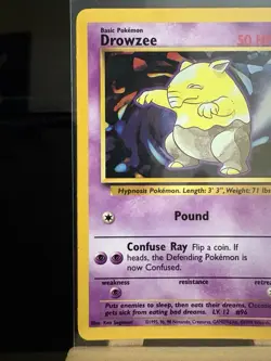 DROWZEE - 49/102 Base Set WotC 1999 LP - Regular Common - Pokemon TCG Card - Image 2