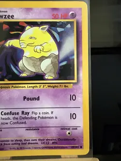 DROWZEE - 49/102 Base Set WotC 1999 LP - Regular Common - Pokemon TCG Card - Image 3