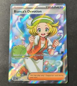 Pokemon Temporal Forces Bianca's Devotion Full Art Holo Trainer Card 197/162 NM - Image 1