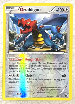 Druddigon - Pokemon- 106/113 - Legendary Treasures Reverse Holo Card - Image 1