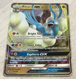 Pokemon Altaria GX 41/70 - Dragon Majesty Holo Ultra Rare Card - TCG - Image 3