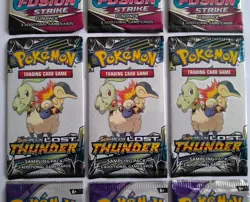 Pokemon Cards Sample Pack Sun And Moon Lost Thunder Fun Packs NEW AND SEALED - Image 3