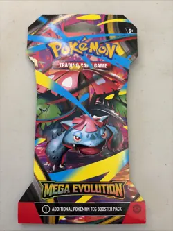 Pokemon Mega Evolution Booster Pack - 10 Cards Pack SEALED Cover art is Correct - Image 1