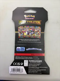 Pokemon Mega Evolution Booster Pack - 10 Cards Pack SEALED Cover art is Correct - Image 2