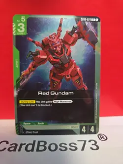 Red GundamGundam Card Game . Dual Impact Rare . GD02-024 - Image 4