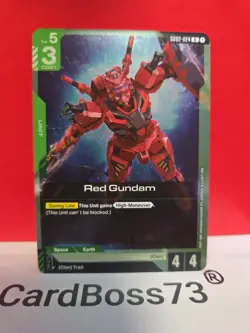 Red GundamGundam Card Game . Dual Impact Rare . GD02-024 - Image 5