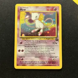Mew 9 Holo Promo NM/LP -Vintage Holo Rare Pokemon Card- Black Star Promo (6s) - Image 1