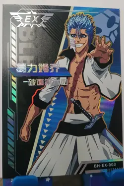 Grimmjow Bleach TYBW Card - Holo Foil EX Card Anime CCG BH-EX-003 - Image 1