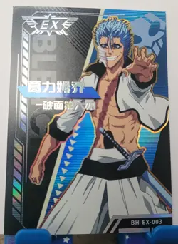 Grimmjow Bleach TYBW Card - Holo Foil EX Card Anime CCG BH-EX-003 - Image 2