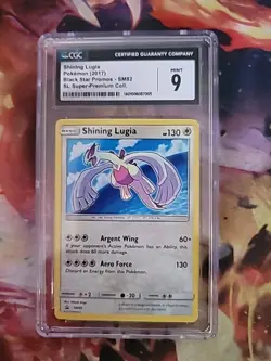 CGC 9 GEM MINT Shining Lugia Black Star Promo SM82 Shining Legends Pokemon Card - Image 2