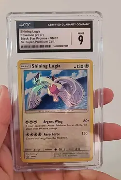 CGC 9 GEM MINT Shining Lugia Black Star Promo SM82 Shining Legends Pokemon Card - Image 4
