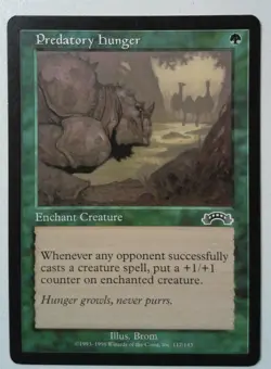 Predatory Hunger *Common* Magic MtG x1 Exodus SP - Image 1