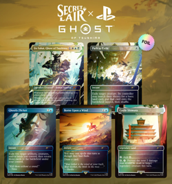 PRESALE Secret Lair x Ghost of Tsushima FOIL - Playstation Drop - Image 1