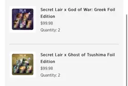 MTG Secret Lair Playstation Foil PRESALE Ghost of Tsushima - Image 2