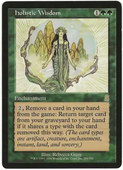MTG Holistic Wisdom Odyssey Rare LP - Image 1