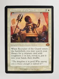 Recruiter of the Guard Mtg Retro Frame Modern Horizons 3 Regular Nm - Image 1