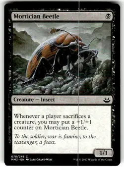 Have one to sellUSell nowShareMortician Beetle - NM - Modern Masters 2017 - - Image 1