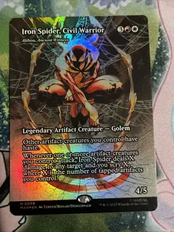 Iron Spider, Civil Warrior 0039 MTG Spider-Man FOIL NM/M - Image 1