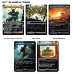MTG Secret Lair Playstation Foil PRESALE Ghost of Tsushima - Image 1