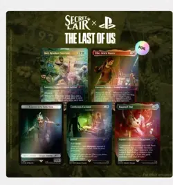 MTG Secret Lair Playstation The Last of Us Part 1 Foil Preorder - Image 1