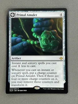 Primal Amulet / Primal Wellspring - Ixalan - MTG - NM/MT - Image 1