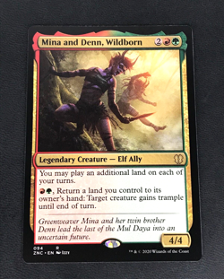 Mina and Denn, Wildborn - Commander: Zendikar Rising - NM -MTG - Image 1