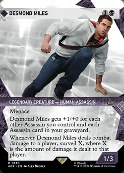 Desmond Miles Borderless FOIL #130 | ACR Assassin's Creed | MTG - Image 1