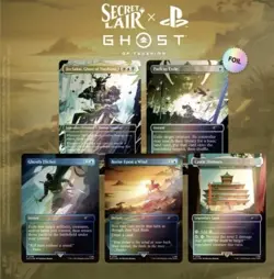 🔥 MTG Secret Lair Playstation Foil PRESALE Ghost of Tsushima 🔥 - Image 1