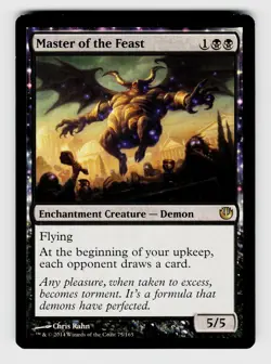 MTG, Journey Into Nyx, Master of the Feast, Normal, No.75, R Enchantment Creatur - Image 1