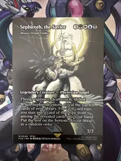 Magic The Gathering Final Fantasy Sephiroth, The Savior Showcase Near Mint - Image 1