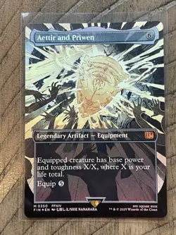 Aettir and Priwen (Borderless) Final Fantasy Foil 350 - Image 1