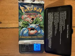 Wotc- Heavy 20.9g Pokemon Base Set Booster Pack (venusaur Pack Art) (Sealed) 742818211116 - Image 1