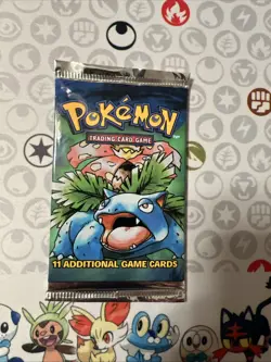 Wotc- Heavy 20.9g Pokemon Base Set Booster Pack (venusaur Pack Art) (Sealed) 742818211116 - Image 4