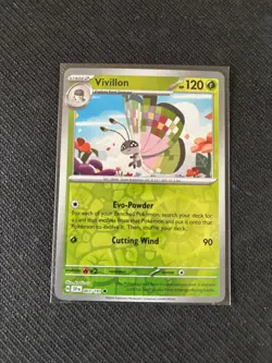 Pokemon TCG Surging Sparks Vivillon Uncommon Reverse Holo 007/191 - Image 1