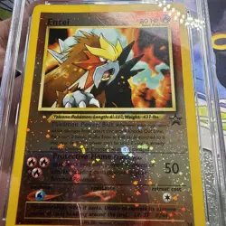 2001 Pokemon Entei #34 Reverse Holo - Black Star Promo - CGC 10 Gem Mint - Image 1