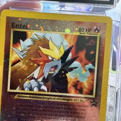 2001 Pokemon Entei #34 Reverse Holo - Black Star Promo - CGC 10 Gem Mint - Image 2