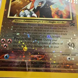 2001 Pokemon Entei #34 Reverse Holo - Black Star Promo - CGC 10 Gem Mint - Image 3