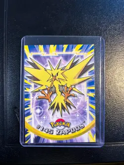 Pokemon 2000 - Topps - TV Animation Edition Series 3 Zapdos #145 Blue Logo - Image 1