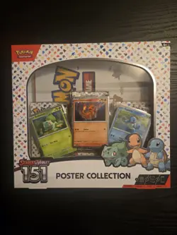 Nintendo Pokemon TCG Scarlet & Violet - 151 Poster Collection Box - 3 Packs - Image 1