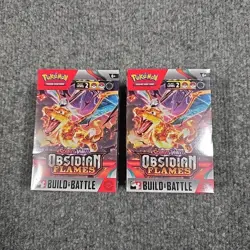 Lot Of 2 Pokemon Obsidian Flames Build and Battle - New Factory Sealed - Image 1