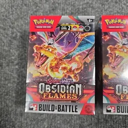 Lot Of 2 Pokemon Obsidian Flames Build and Battle - New Factory Sealed - Image 2